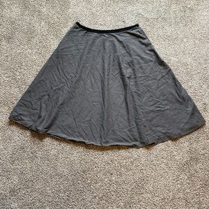 Les Copains Charcoal A-Line Circle Skirt